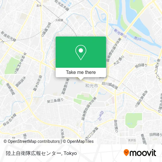 陸上自衛隊広報センター map