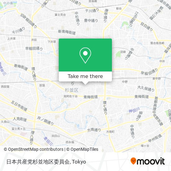 日本共産党杉並地区委員会 map