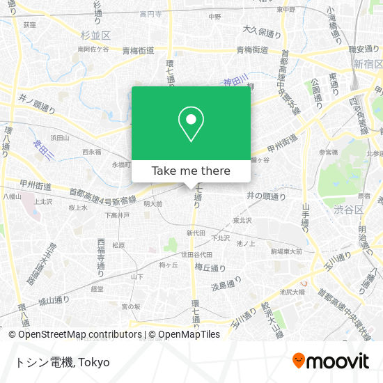 トシン電機 map