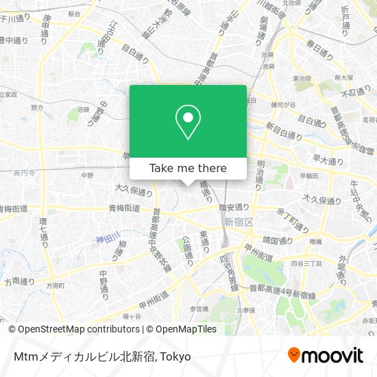 Mtmメディカルビル北新宿 map