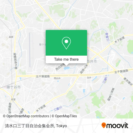 清水口三丁目自治会集会所 map