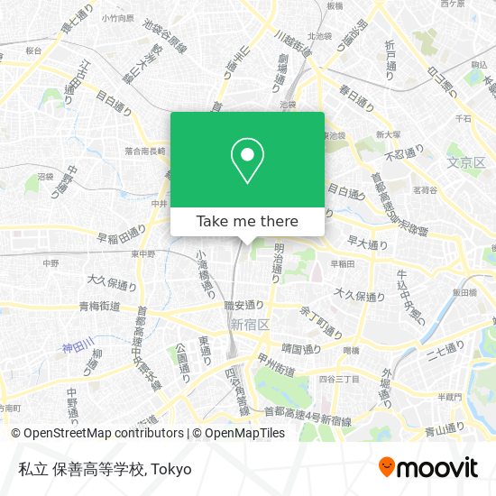 私立 保善高等学校 map