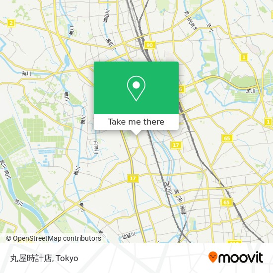 丸屋時計店 map