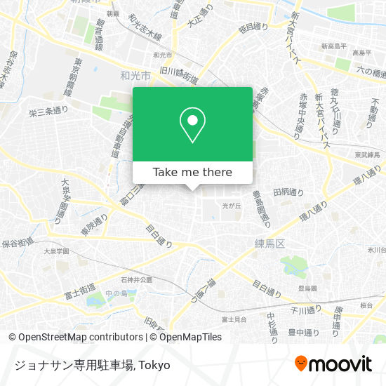 ジョナサン専用駐車場 map