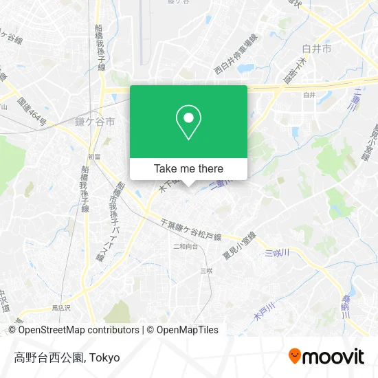 高野台西公園 map