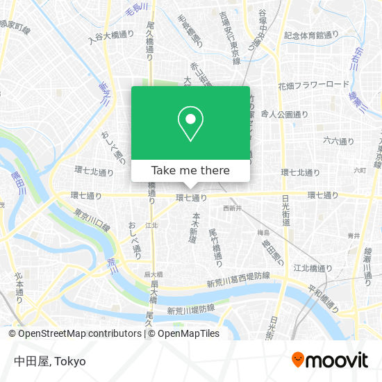 中田屋 map