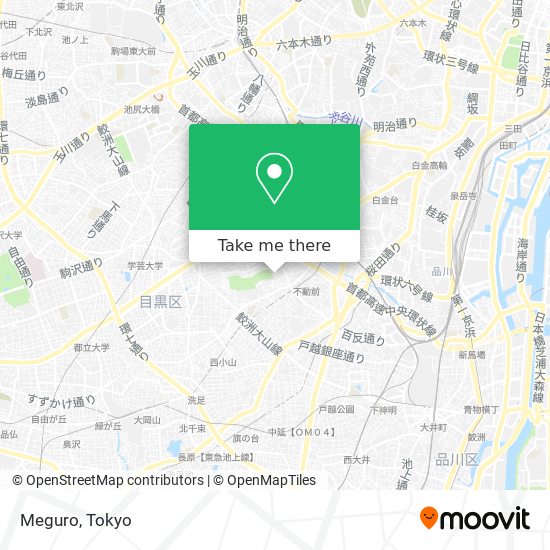 Meguro map