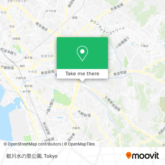 都川水の里公園 map