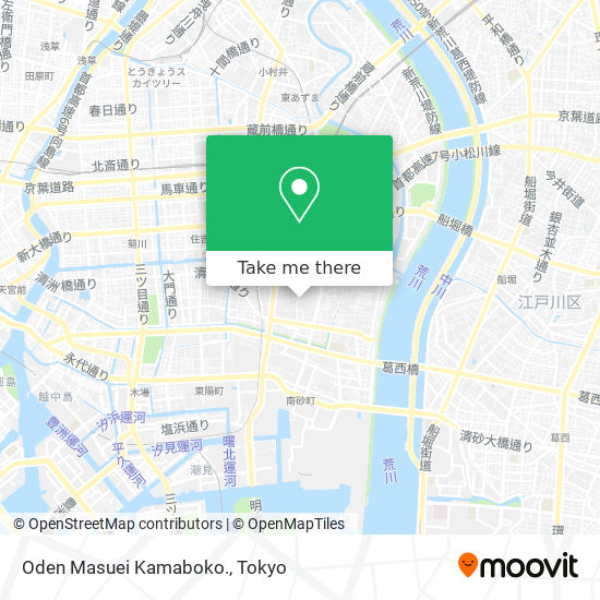 Oden Masuei Kamaboko. map