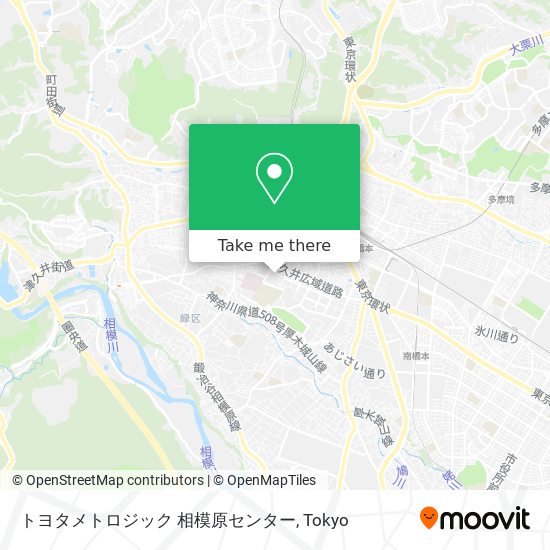 トヨタメトロジック 相模原センター map