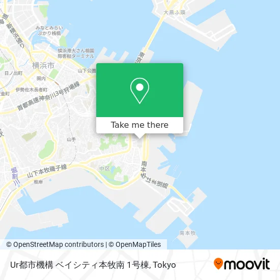 Ur都市機構 ベイシティ本牧南 1号棟 map