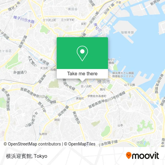 横浜迎賓館 map