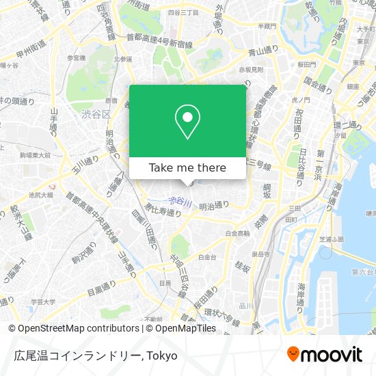 広尾温コインランドリー map