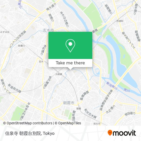 信泉寺 朝霞台別院 map