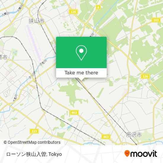 ローソン狭山入曽 map