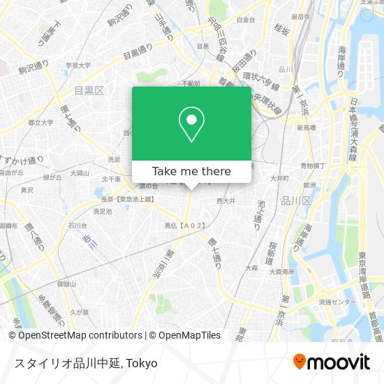 スタイリオ品川中延 map