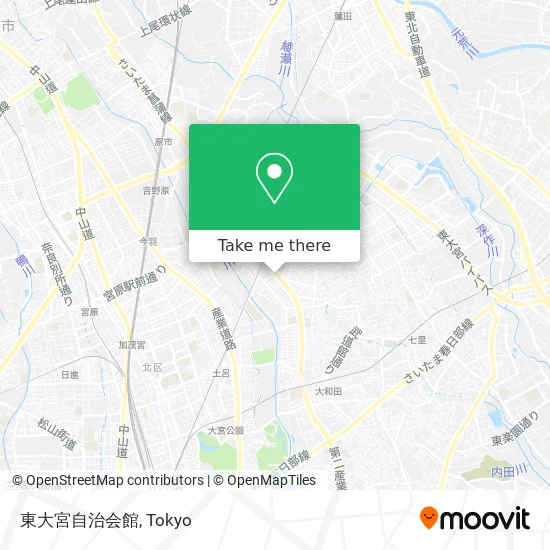 How To Get To 東大宮自治会館 In さいたま市 By Bus Or Metro