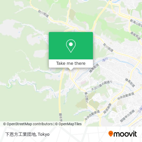 下恩方工業団地 map