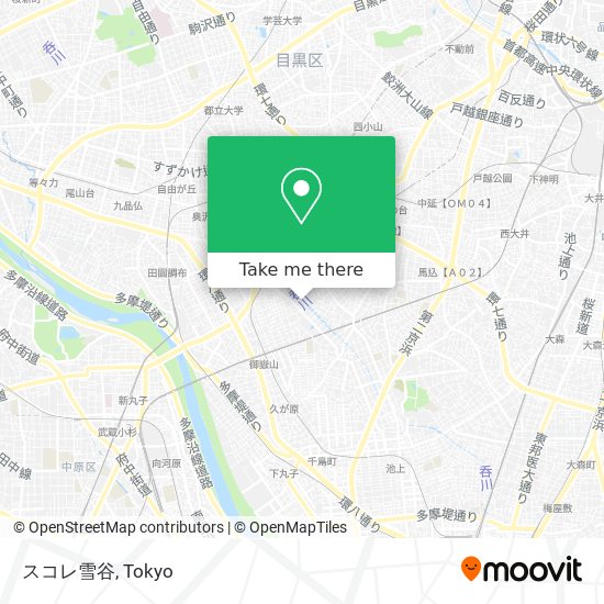 スコレ雪谷 map