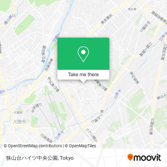 狭山台ハイツ中央公園 map