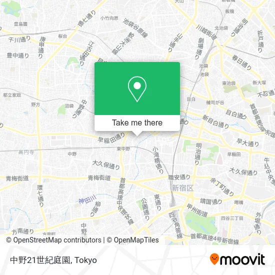 中野21世紀庭園 map