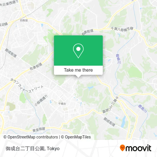 御成台二丁目公園 map