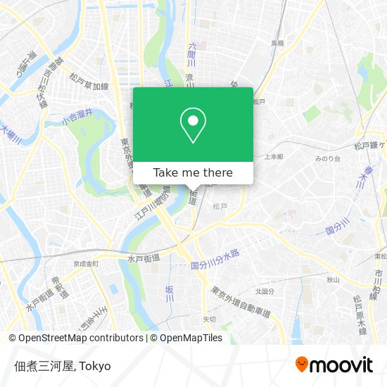 佃煮三河屋 map