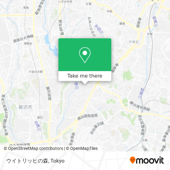 ウイトリッヒの森 map
