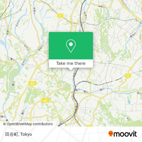 田谷町 map