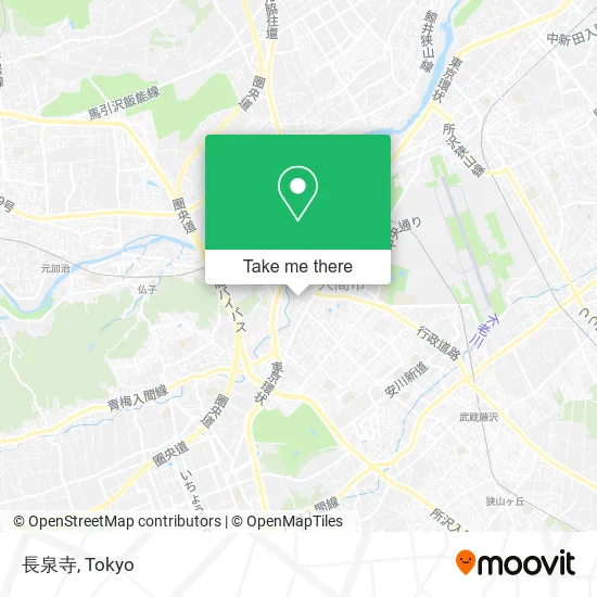 長泉寺 map