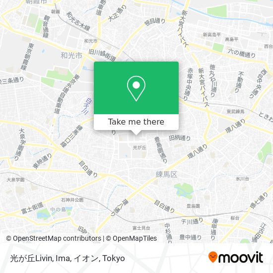 光が丘Livin, Ima, イオン map