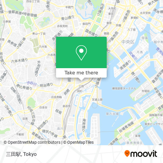 三田駅 map