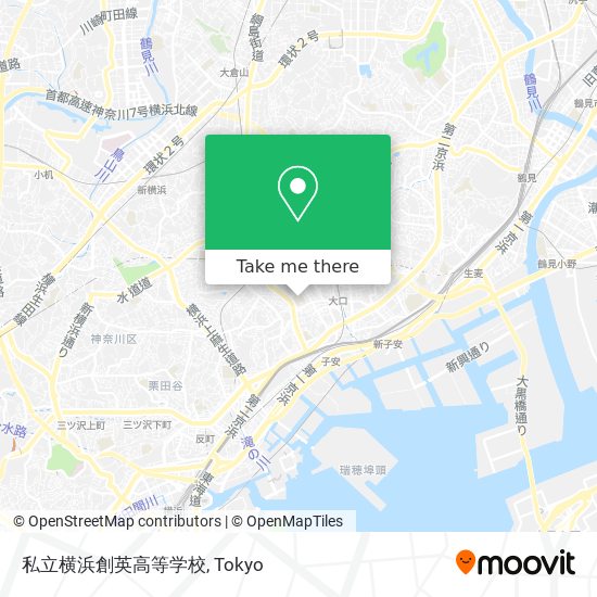 私立横浜創英高等学校 map