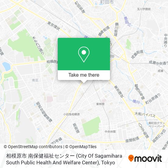 相模原市 南保健福祉センター (City Of Sagamihara South Public Health And Welfare Center) map