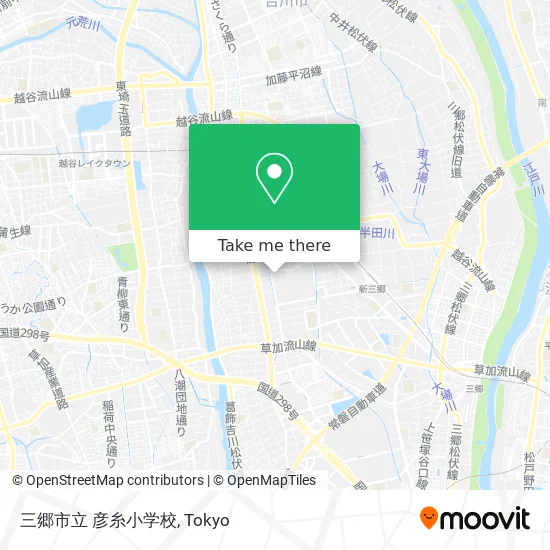 Misato City Hikari Elementary School map