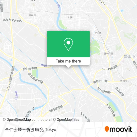 全仁会埼玉筑波病院 map