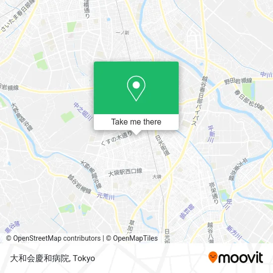 大和会慶和病院 map