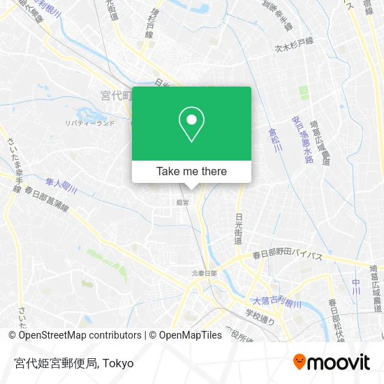 宮代姫宮郵便局 map