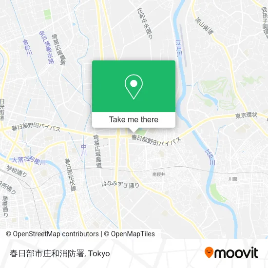 春日部市庄和消防署 map