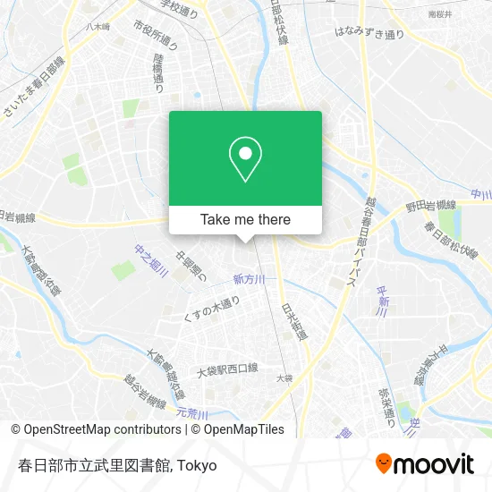 春日部市立武里図書館 map