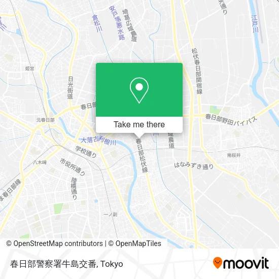 春日部警察署牛島交番 map