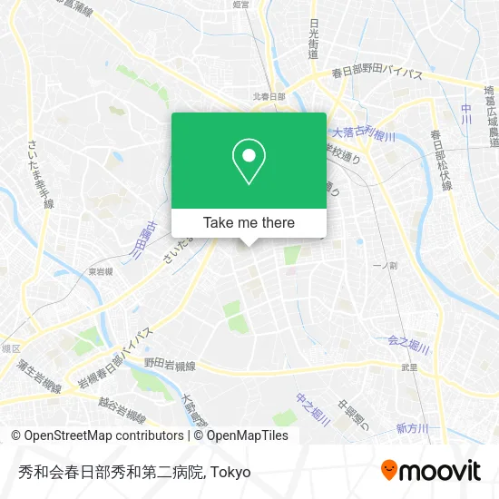 秀和会春日部秀和第二病院 map