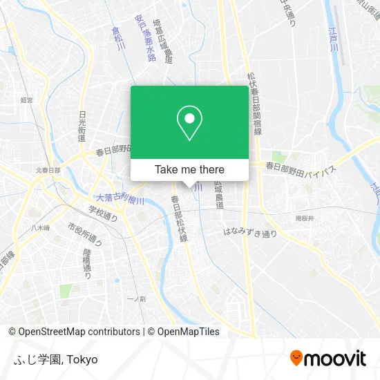 ふじ学園 map