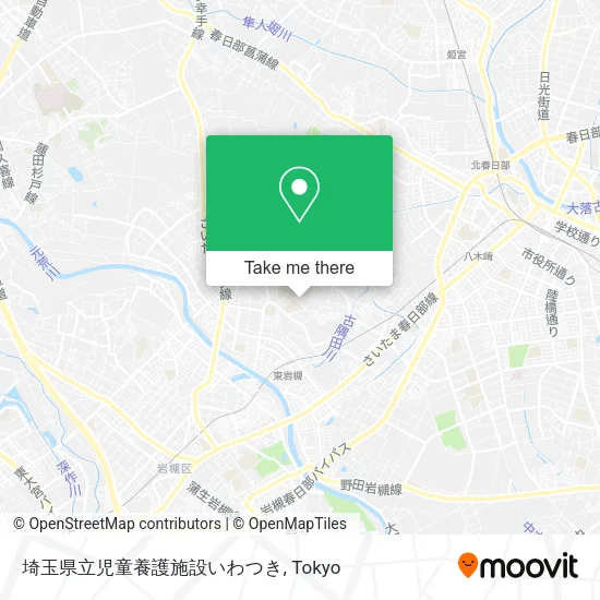 埼玉県立児童養護施設いわつき map