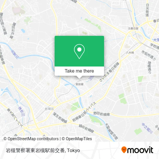 岩槻警察署東岩槻駅前交番 map