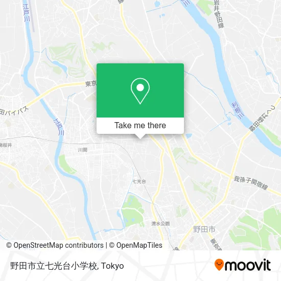 野田市立七光台小学校 map