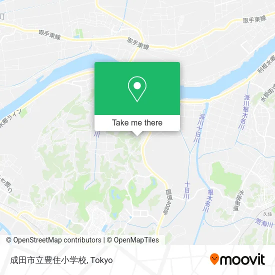 成田市立豊住小学校 map