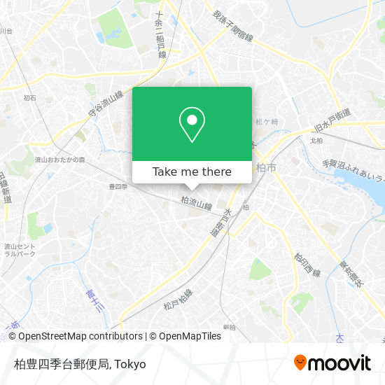 柏豊四季台郵便局 map