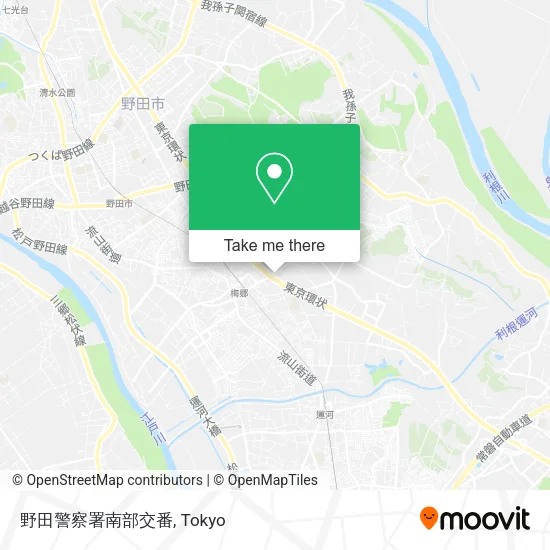 野田警察署南部交番 map