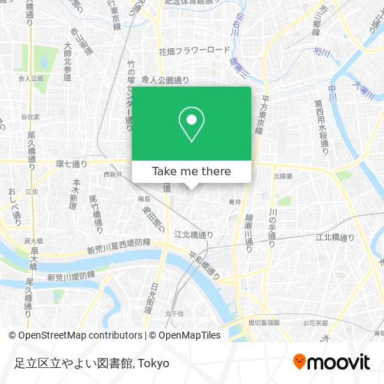 足立区立やよい図書館 map